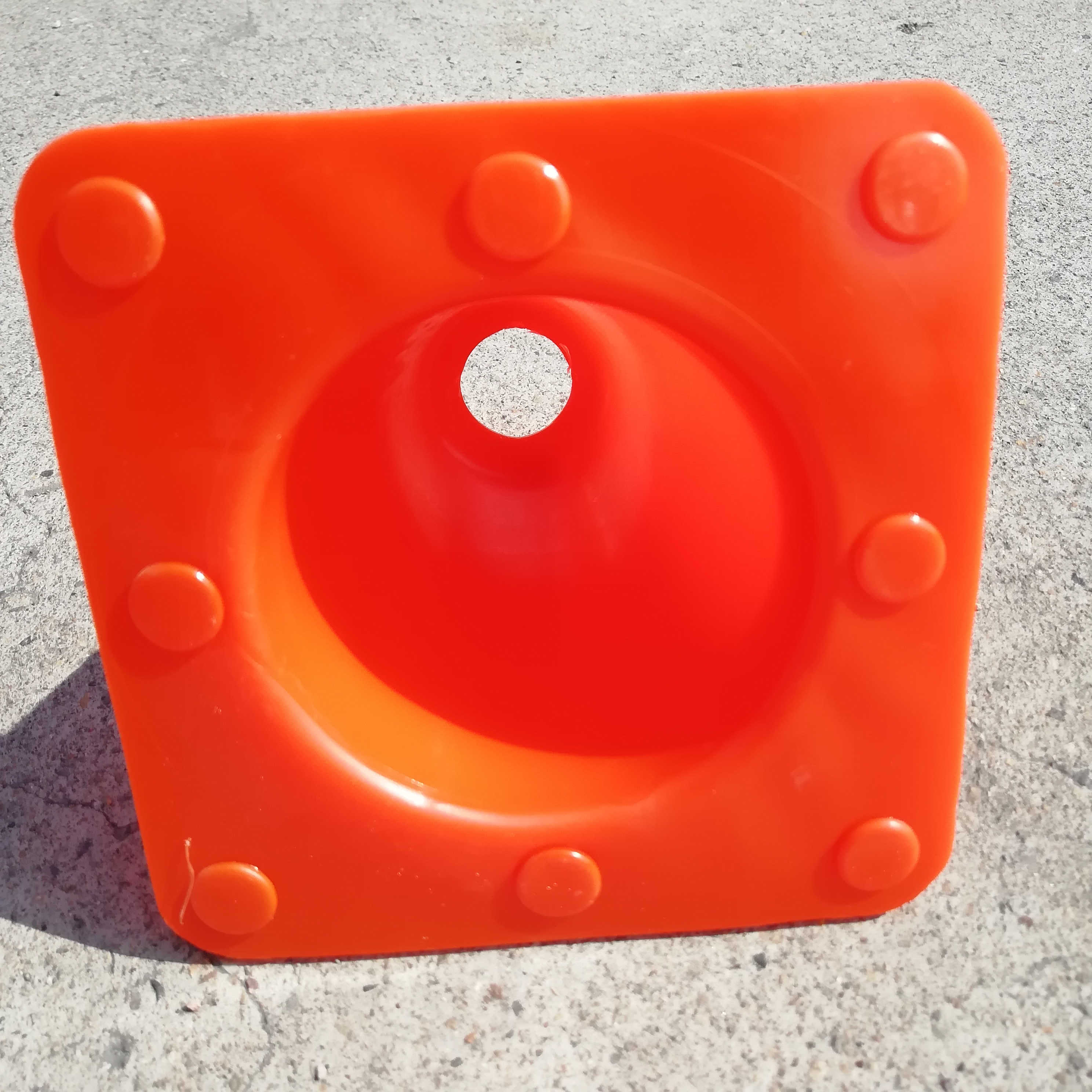 15cm 0.26 kg All Orange PVC Cone
